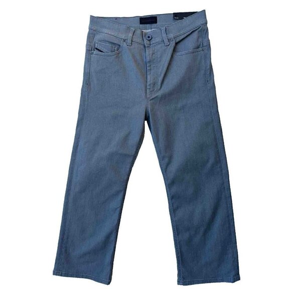 Diesel Denim - DIESEL Black Gold Women's Gray Type-1740 5 Pockets Crop Jeans Size 26